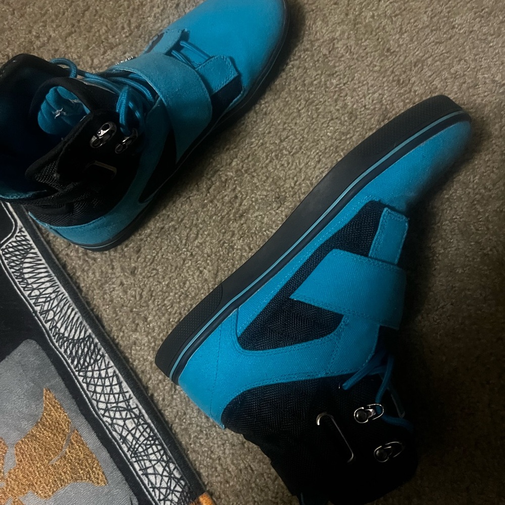 Men’s Vlados Blue High-Top Sneakers